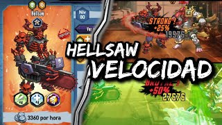THE NEW HELLSAW WITH SPEED IS AMAZING! 🔥 - Mutants Genetic Gladiators