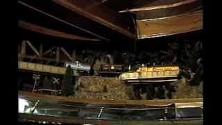 Old train layout at the saloon, pearl river, ny