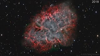 M1 The Expanding Crab Nebula