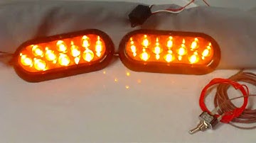 Surface Mount Amber Strobe Light Kit Demo Video - TowMart.com