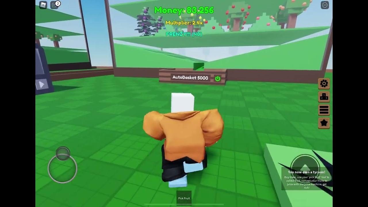 How to afk collect fruits for free in fruit juice tycoon refreshed