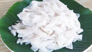 CARA MEMBUAT KWETIAU / RICE NOODLES YANG SIMPLE DAN MUDAH