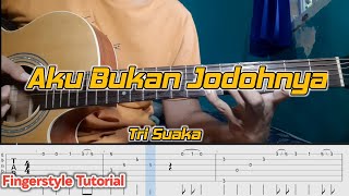 Tutorial fingerstyle Aku bukan jodohnya   TAB   Chord | AUTO FYP TIKTOK