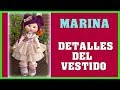 DETALLES DEL VESTIDO DE MARINA manualilolis video - 454