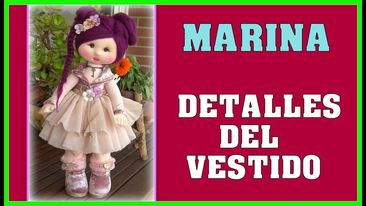 DEL VESTIDO DE MARINA manualilolis video - 454 - YouTube