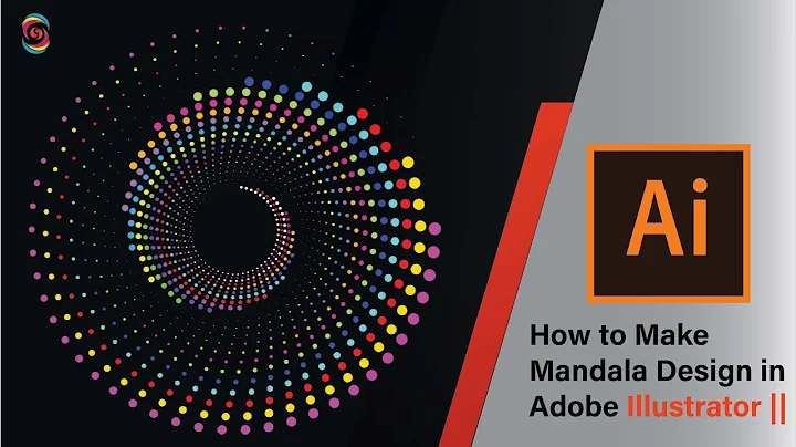 How to Make Mandala Design in Adobe Illustrator ||How to Draw MANDALA ART for Beginner