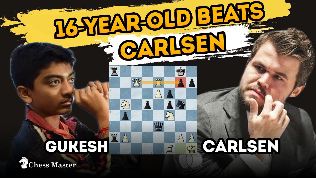 D Gukesh🇮🇳 suffers the wrath of the mighty Magnus Carlsen🇳🇴 at