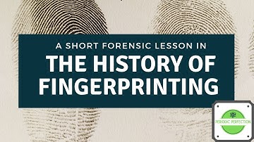History of Fingerprinting