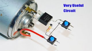 Amazing Electronic Project With Z44 Mosfet, Microswitch