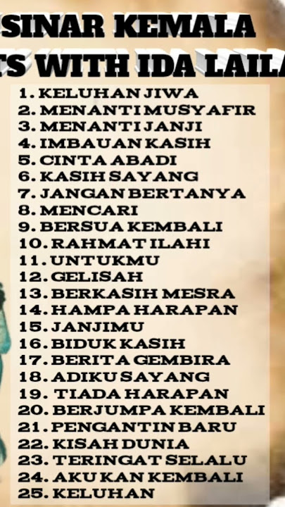 Orkes Melayu sinar Kemala cinta abadi pimp A Kadir #fullalbum #shorts #langka #idalaila #abdulkadir
