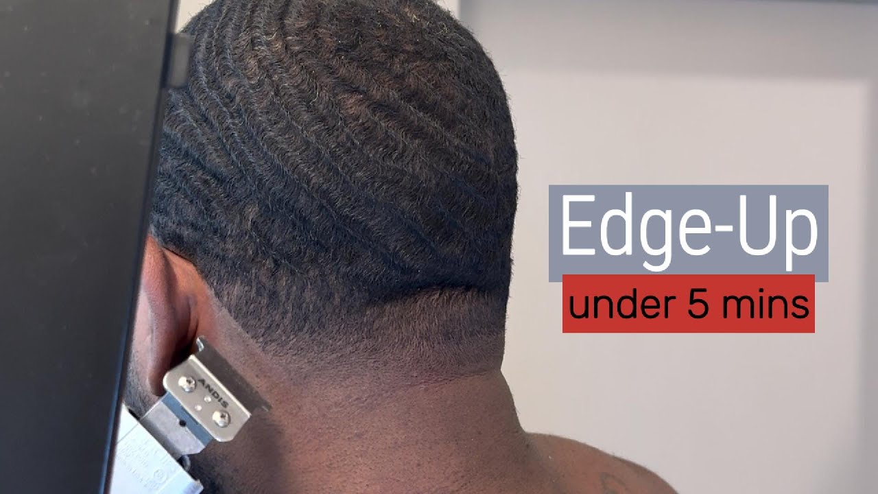 How To: Give Yourself a Line-Up | Self-Haircut Tutorial | under 5 mins ...