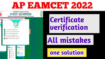 ap eamcet certificate verification 2022|mistakes|ap eamcet print verification 2022|ap eamcet 2022