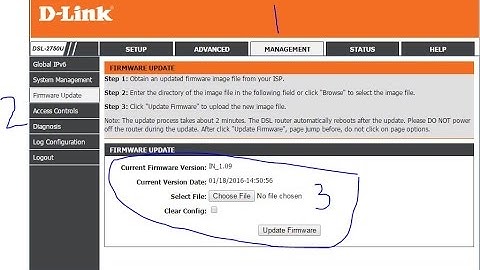 update D-link 2750u firmware fail and success