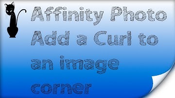 Affinity Photo - Curl Image Corner