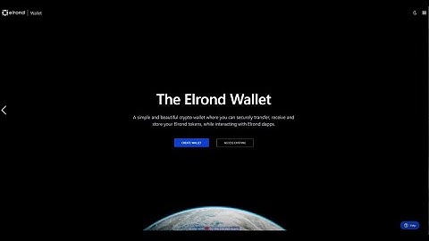 ELROND TO THE MOON! - How to Create an Elrond (EGLD) Crypto Wallet Tutorial/Guide/Walkthrough