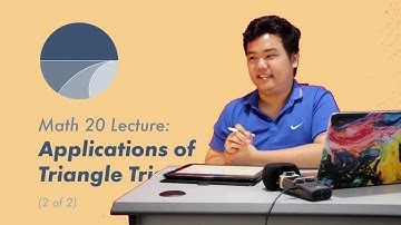 [Math 20] Lec 4.5 Applications of Triangle Trigonometry (2 of 2)