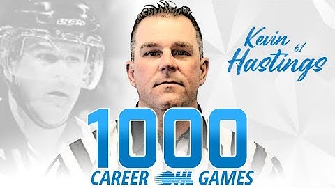 OHL Feature | OHL Official Kevin Hastings: 1000 Regular Season Games