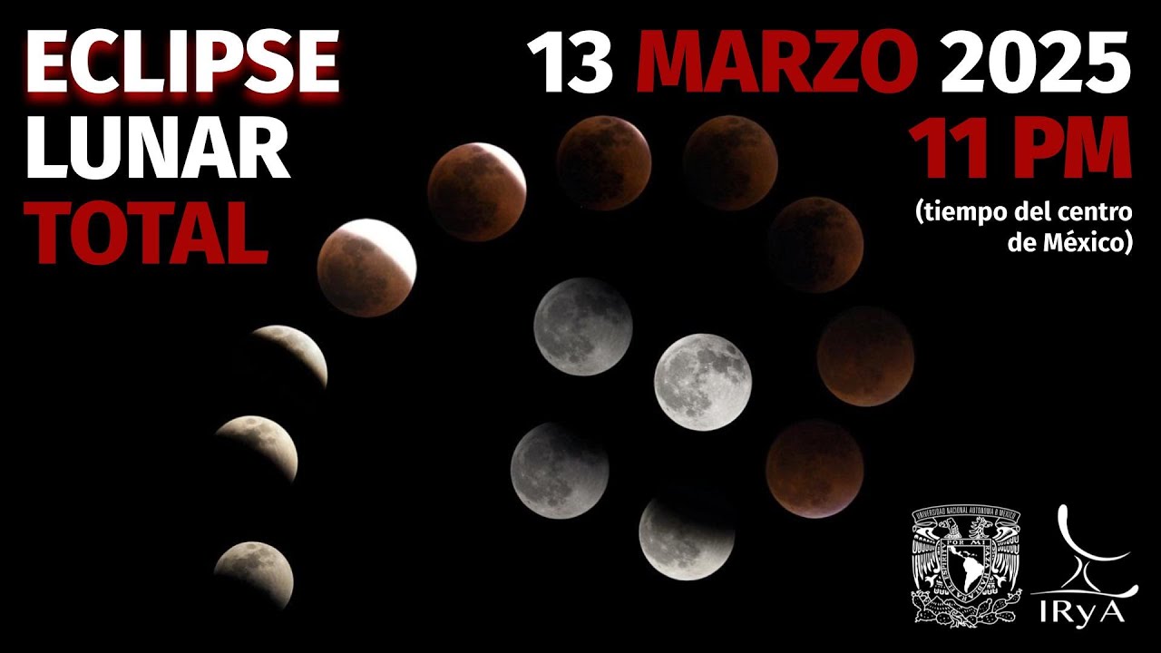 Eclipse total lunar EN VIVO - 13 de marzo de 2025 - YouTube