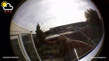 Weather timelapse of Tuesday 07 August 2018