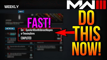 How To Get 20 Kills With SILENCED WEAPONS or THROWING KNIVES MW3!