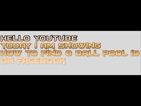 How to find 8 ball pool friends on facebook How to find 8 ball pool friends on facebook