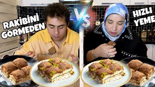 Raki̇bi̇ni̇ Görmeden Soğuk Baklava Hizli Yeme Challenge Cezali