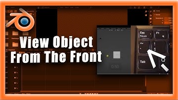 Blender Tutorial: How To View Object From The Front In Blender