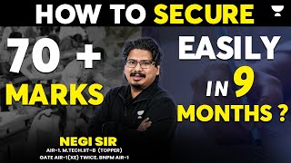 How to secure 70+ Marks EASILY in 9 months ? #negisir #negi10 #negisoldiers