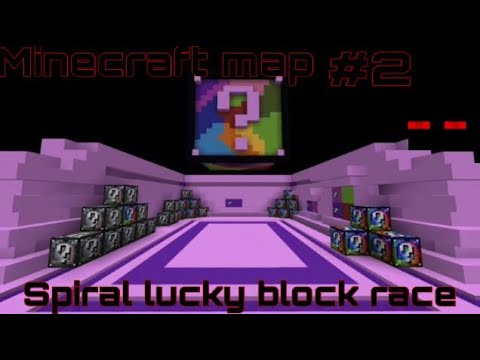 lucky block race Minecraft: SPIRAL OF DEATH LUCKY BLOCK RACE