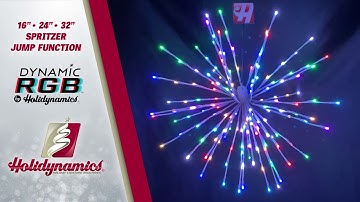 Dynamic RGB Spritzer Jump Function by Holidynamics, Inc.