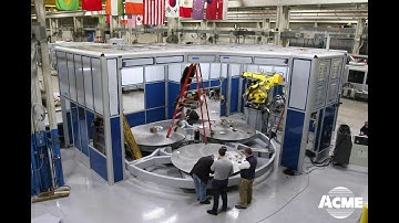 Machine Build Time-Lapse | Heavy Duty Robotic Ring Grinding Cell