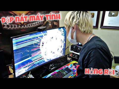 Hùng Panda l Trẻ Trâu Bị Điên Đập Vỡ Nát Màn Hình Máy Tính 70 Triệu Của Dương KC l Hỏng Rồi