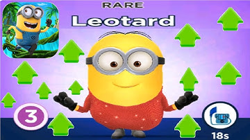 Despicable Me Minion Rush Leotard Level Up Costume fullscreen gameplay walkthrough ios & android