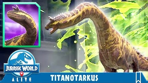 NEW TITANOTARKUS UNIQUE HYBRID (JURASSIC WORLD ALIVE)