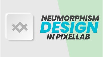 Neumorphism Design in PixelLab.
