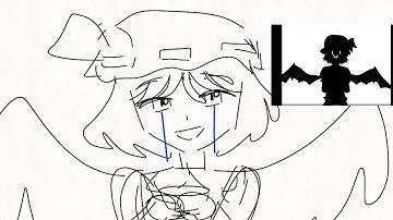 Bad apple but i animated it from memory and never finished