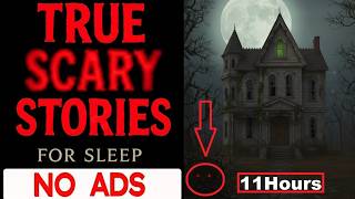 [NO ADS] 11 Hours True Horror Stories for Sleep | Gentle Rain Sounds | Black Screen Vol. 62