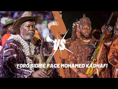 YORO SIDIB FACE MOHAMED KADHAFI