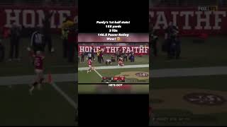 What a 1st half by BROCK PURDY! 🤯 #shorts #viral #espn #fyp #foryou #nfl #football #49ers #sports