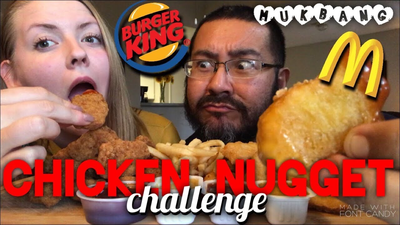 MUKBANG CHICKEN NUGGET CHALLENGE!!! with Dolcefoodie!