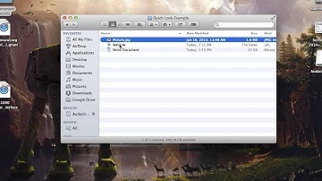Quick Look - Mac OS X
