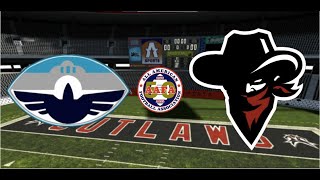 AAFA 2025 Season Week 17 - San Antonio Wings (12-3) @ Oakland Outlaws (6-9)