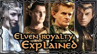 The Elven Royal Family  How is EVERYONE related? | Middleearth Lore Video