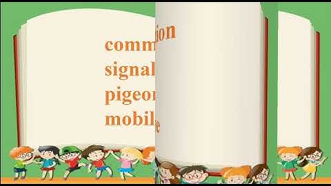 Class 1 EVS Lesson 9 How We Communicate (Keywords)