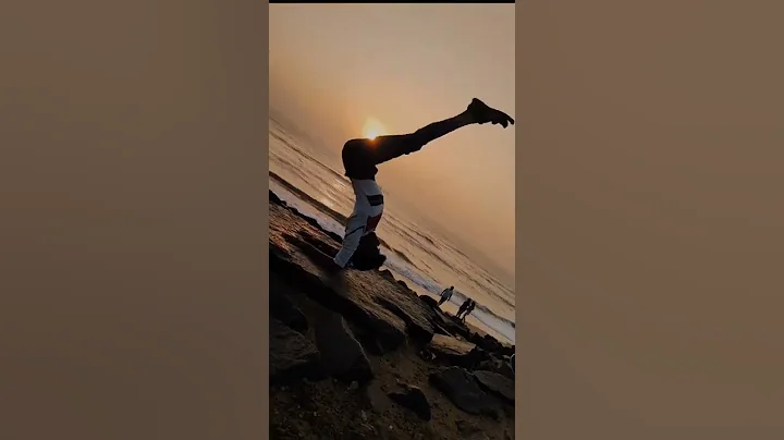 vrischikasana (scorpion pose) balance in different way #yoga #trending #shorts #short #asana