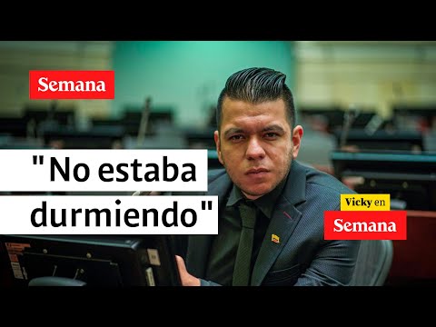 "No estaba durmiendo": la polémica de Jota Pe Hernández en el Congreso | Vicky en Semana