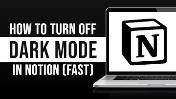 How to Turn Off Dark Mode in Notion (Quick)