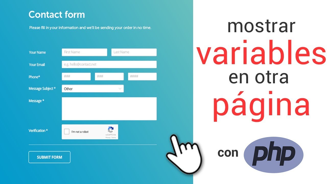 Formulario en html