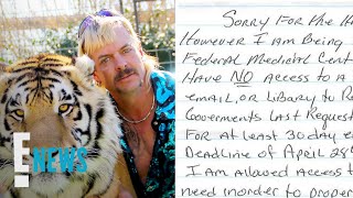 Joe Exotic's Handwritten Letter to Judge in $89 Million Dollar Lawsuit | E! News