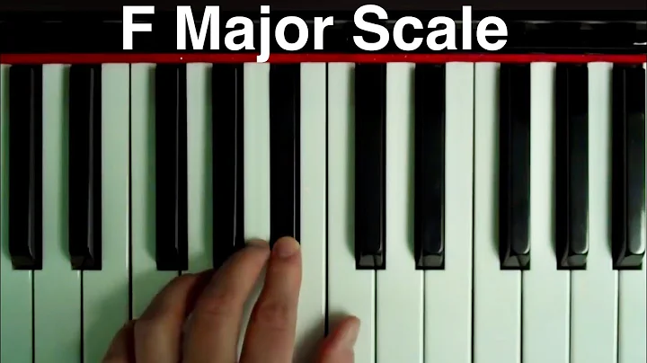 F Major Scale Piano #pianotutorialforbeginners 